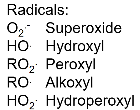 <p>have one unpaired e + v reactive </p>