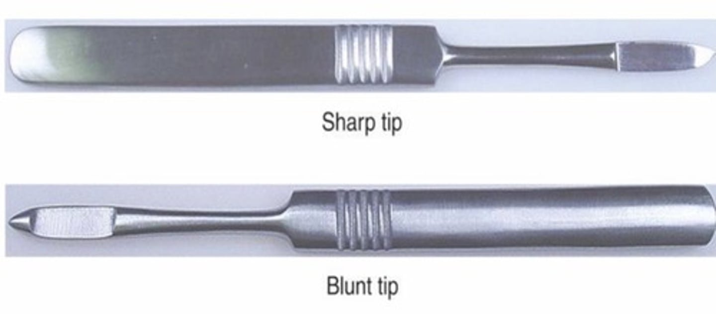 <p>To open stenotic teats by incising through scar tissue or other constricting tissue.</p>