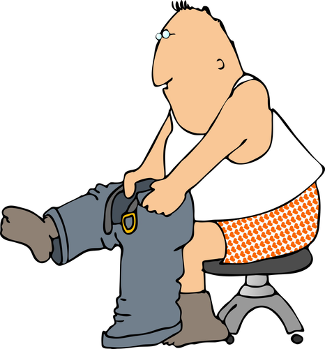 to put on clothes