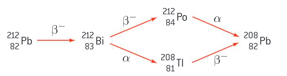 <p>both alpha and beta decomposition</p><ul><li><p>beta, alpha, beta</p></li><li><p>beta, beta, alpha</p></li></ul>