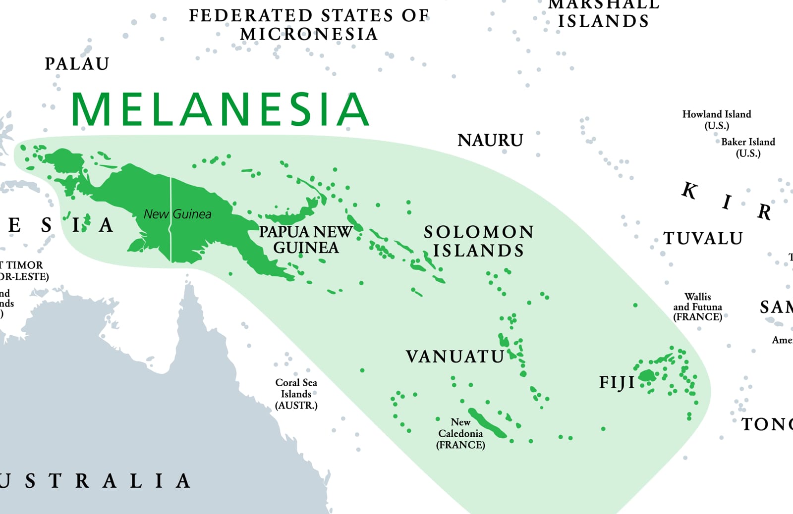 <p>Melanesia</p>