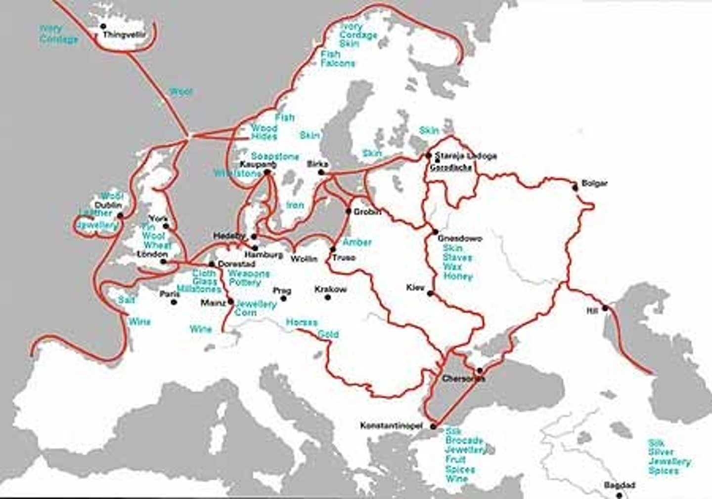 <p>The trade ships carried the disease from places like China which already had Black Death. Rats and people from the ships and possibly cargo carried germs.</p>