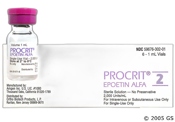 <p><strong>Procrit </strong>(injection)</p>