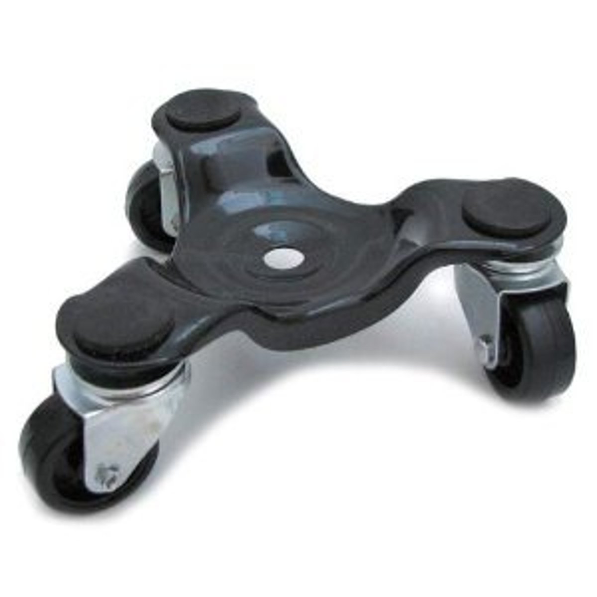 <p>type of caster wheel with three swivel casters mounted to a heavy-duty swivel base.</p>