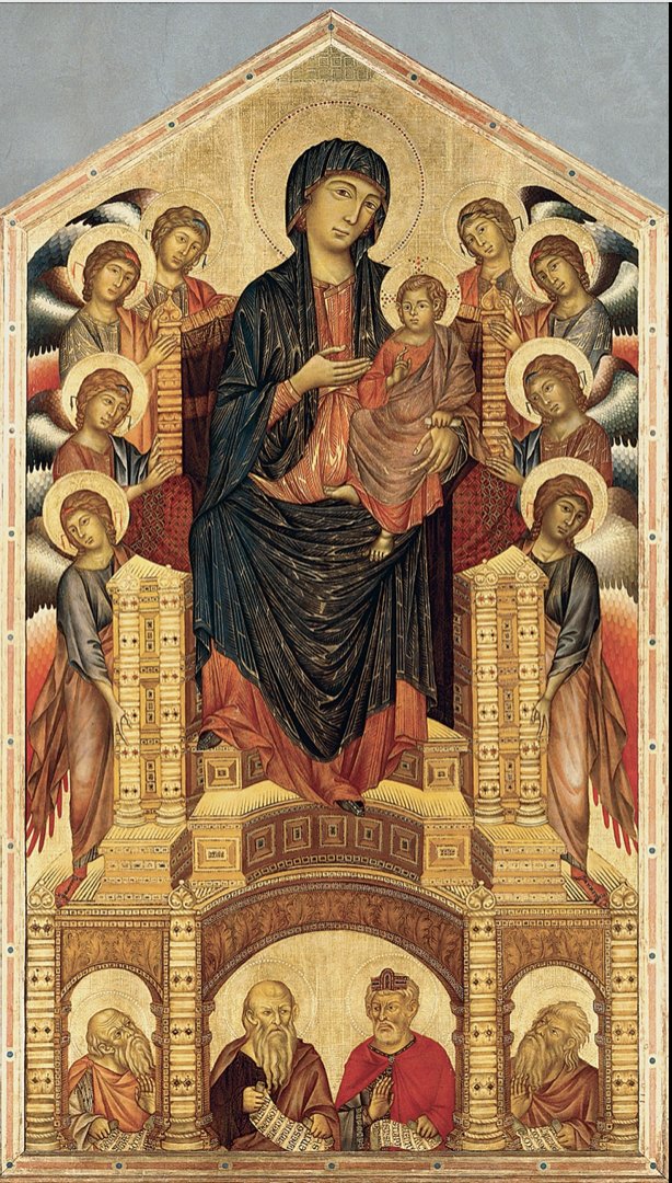 <p>“Madonna Enthroned with Angels and Prophets”</p>