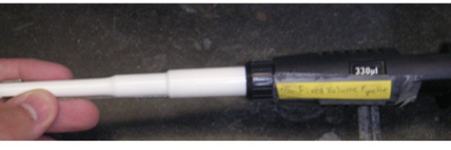 <p>Instrument used for pipetting a single volume.</p>