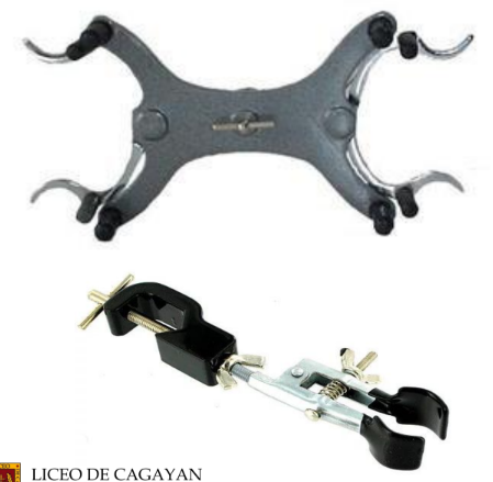 <p>Used to secure burettes</p>