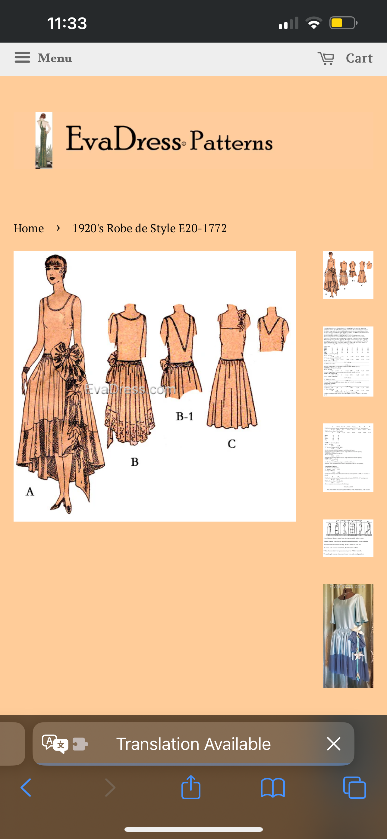 <p>An alternative to the straight cut chemise dress</p>
