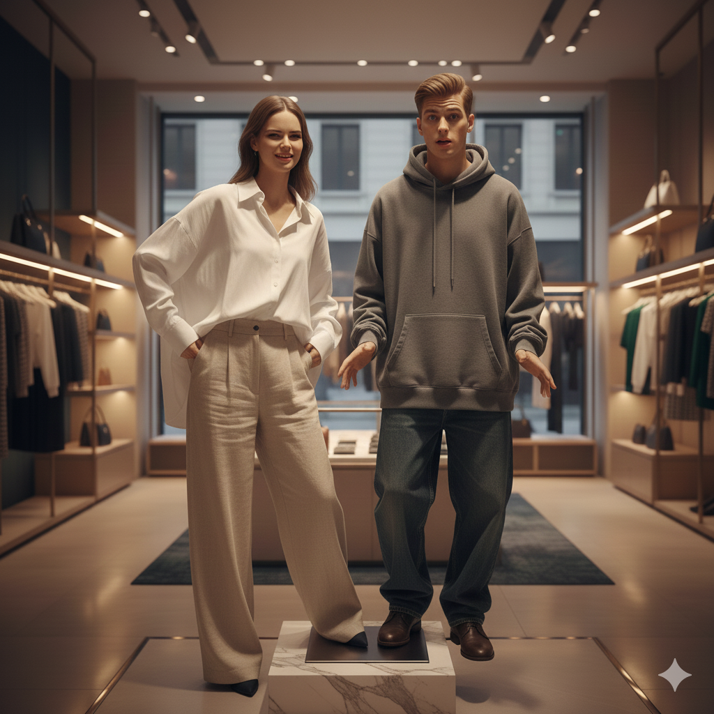 <p>Loose or Baggy</p>