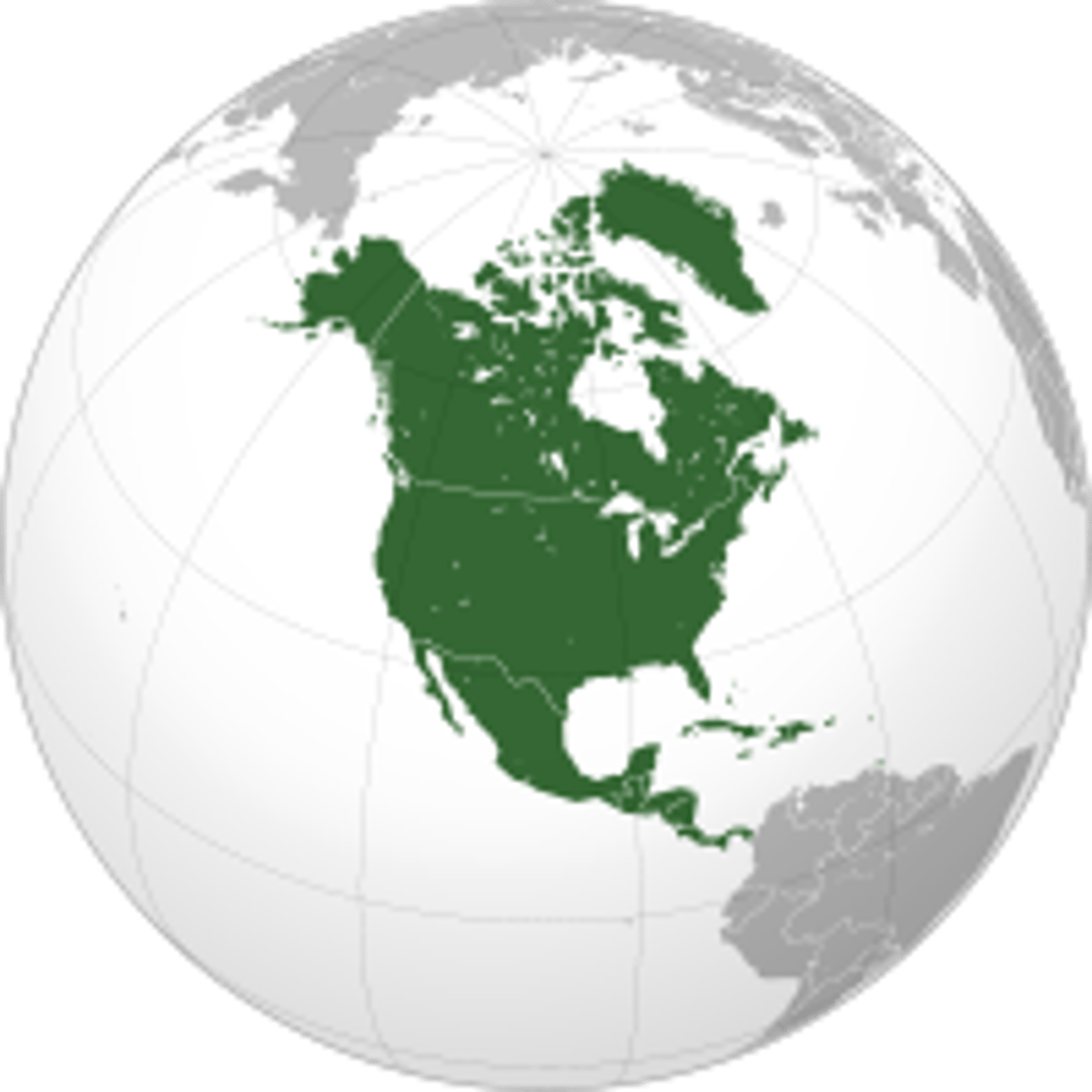 <p>This continent that is shaded green</p>