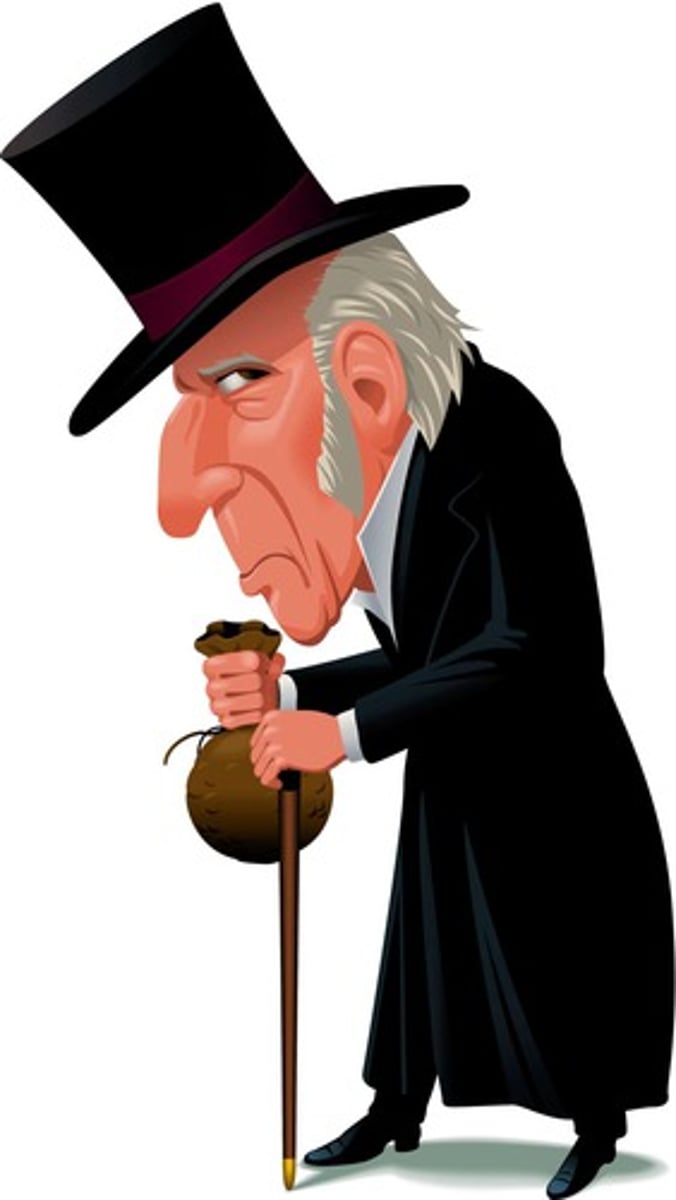<p>the opposite to generous</p>