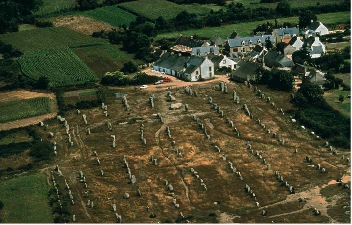 <p>Prehistoric Carnac, France. ca. 4250 3750 bce</p>