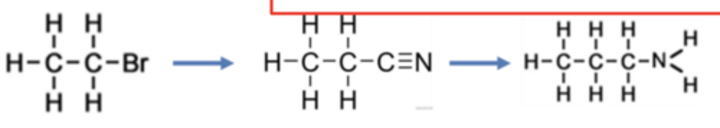<p>Propylamine (CH₃CH₂CH₂NH₂)</p>