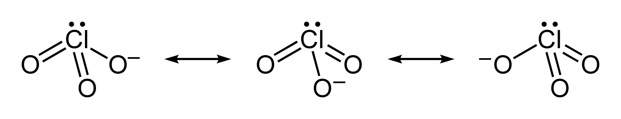 <p>ClO<sub>3</sub><sup>- </sup>(-ate = more, remember it ATE)</p>