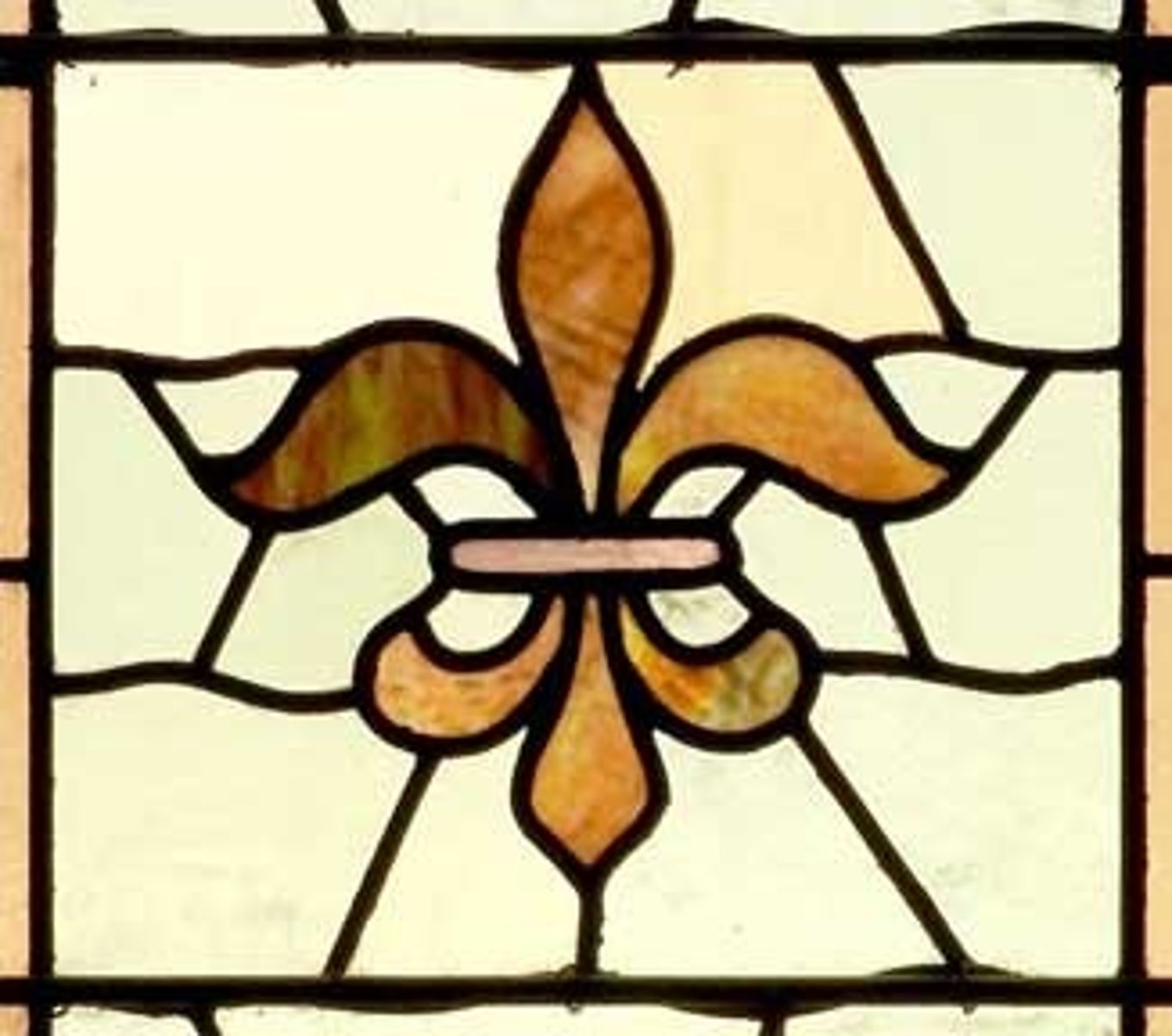 <p>represents religious symbolism like purity and the Virgin Mary, the Holy Trinity, and royal power, appearing frequently in stained glass, on portals, and throughout cathedrals like Notre-Dame de Paris and Sainte-Chapelle. It was used as a royal emblem for French kings, signifying their divine right to rule, and was adopted by the Catholic Church to honor saints and religious figures.</p>