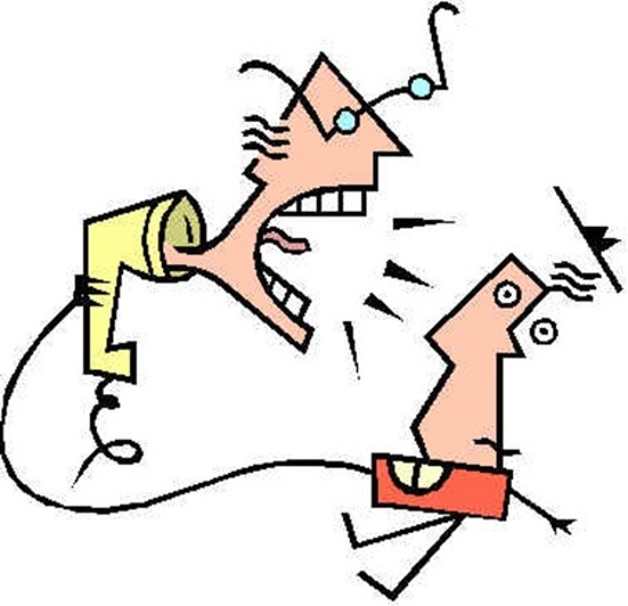 <p>to shout</p>