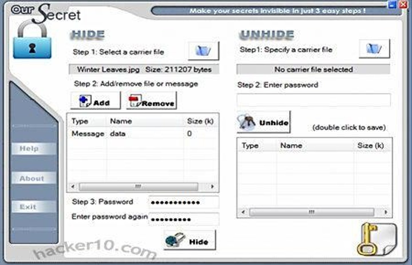 <p>The art of detecting and decoding hidden data within files.</p>
