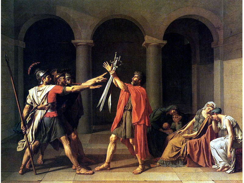 <p><em>Oath of the Horatii</em></p>