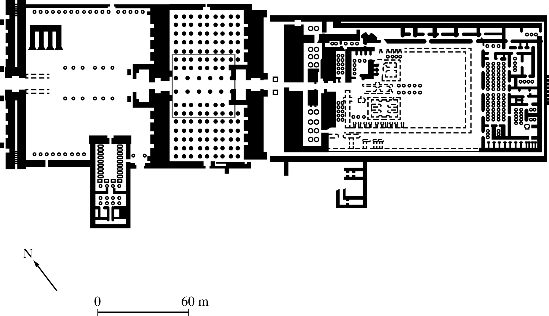<p>The progression of distinct spaces along the axial plan of the temple of Amun-Re at Karnak reflects the<br>A. increasing restriction of access as one moved toward the inner sanctum<br>B. separation of spaces according to their mortuary, religious, and secular functions<br>C. beliefs about the different stages a soul must pass through to reach the afterlife<br>D. stages of enlightenment that a worshipper would experience during prayer</p>