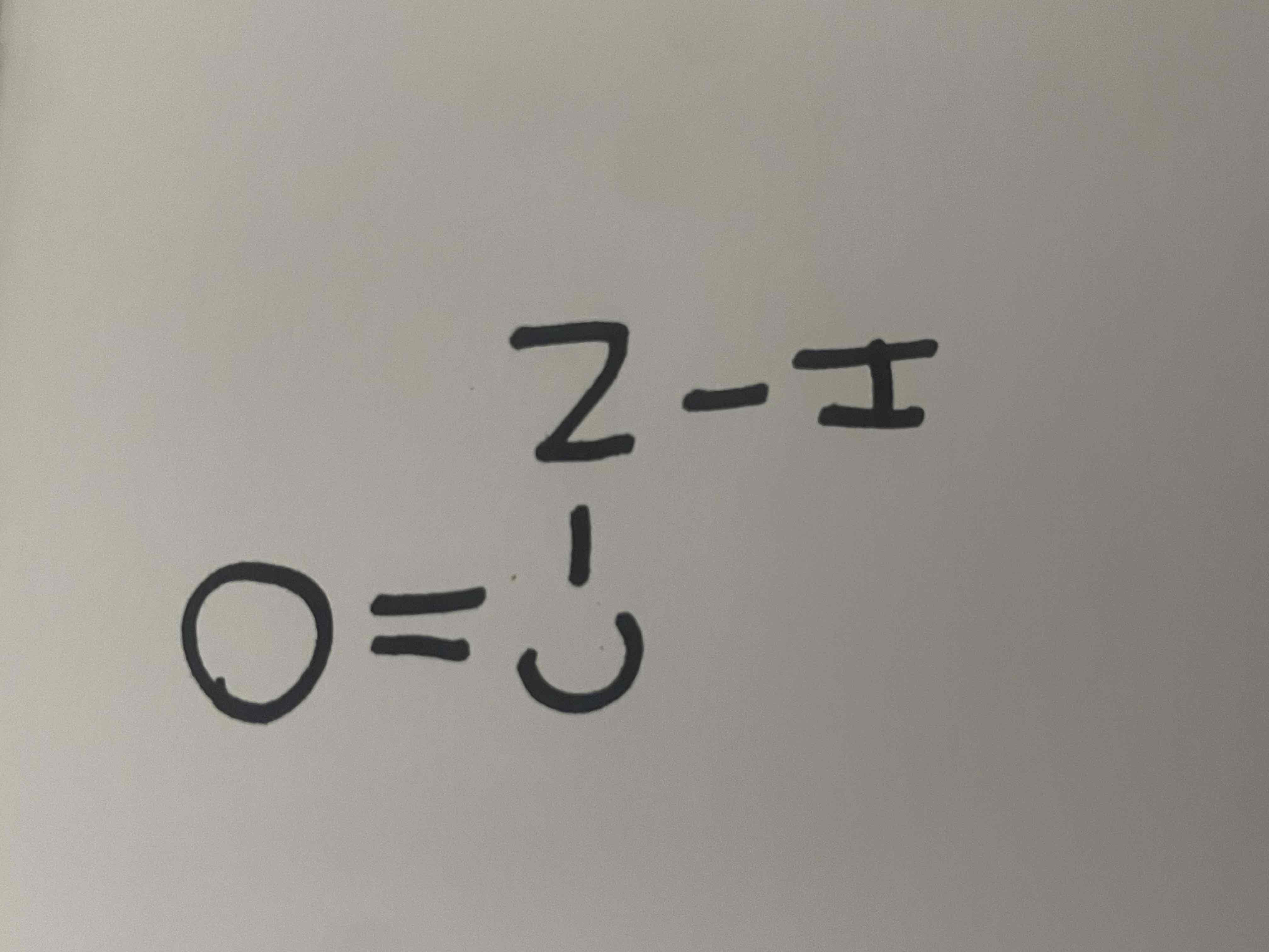 <p>Nitrogen atom attached to a carbonyl carbon </p>