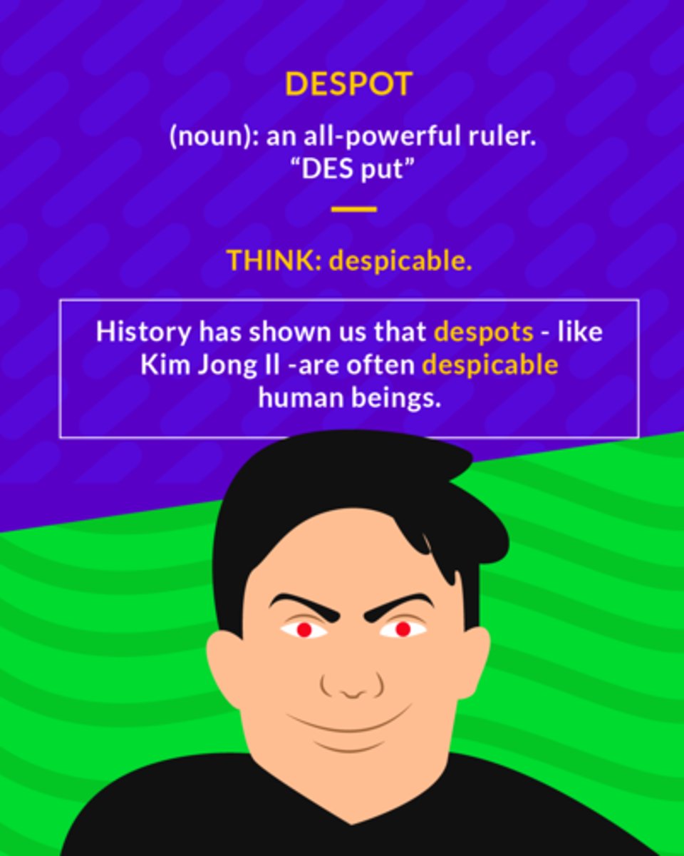 <p>A dictator with absolute power; a tyrant</p><p>(noun) an all powerful ruler; a tyrant</p>