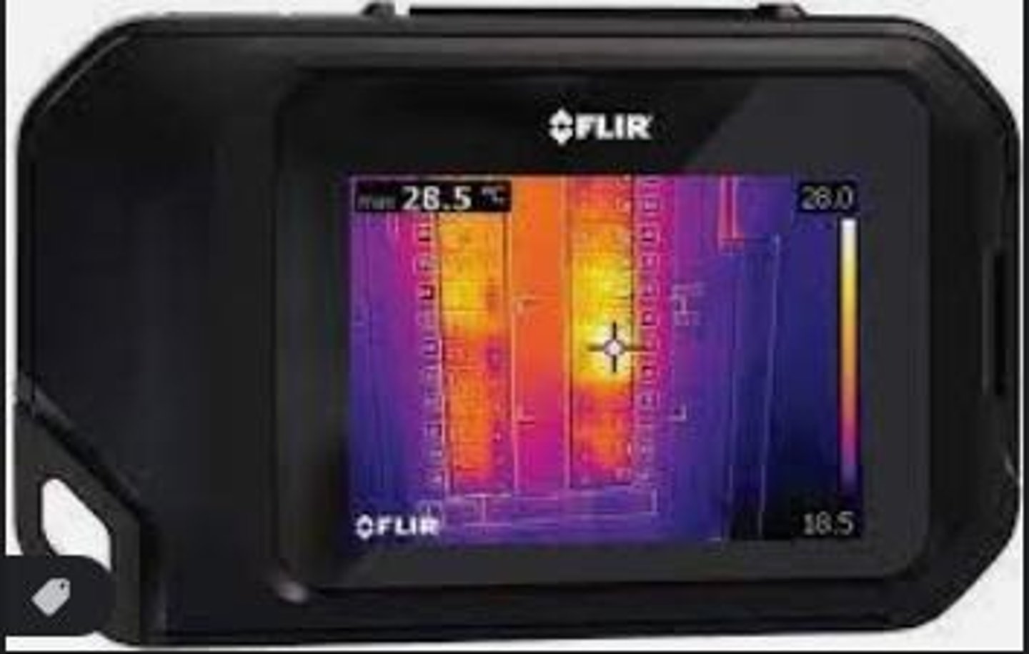 <p>visualizes surface temperatures of materials. Can be helpful to show where heat is escaping or entering a building</p>