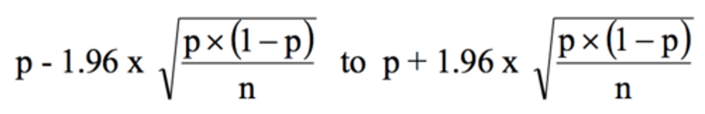 <p>*all letters have a "hat" to indicate sample population</p>