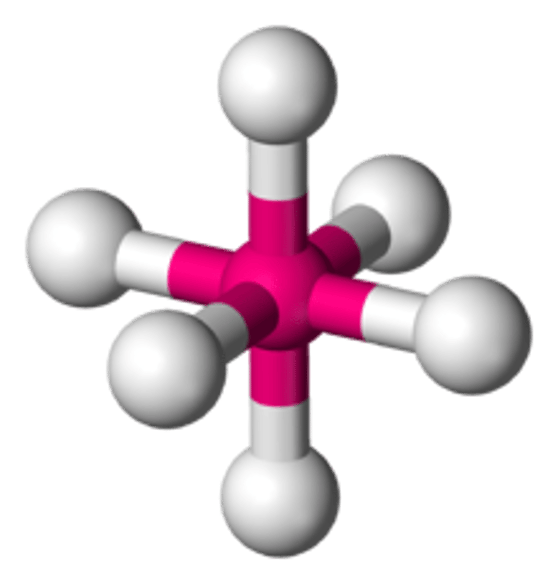 <p>6 bonded pairs<br>0 lone pairs<br>bond angle= 90*</p>