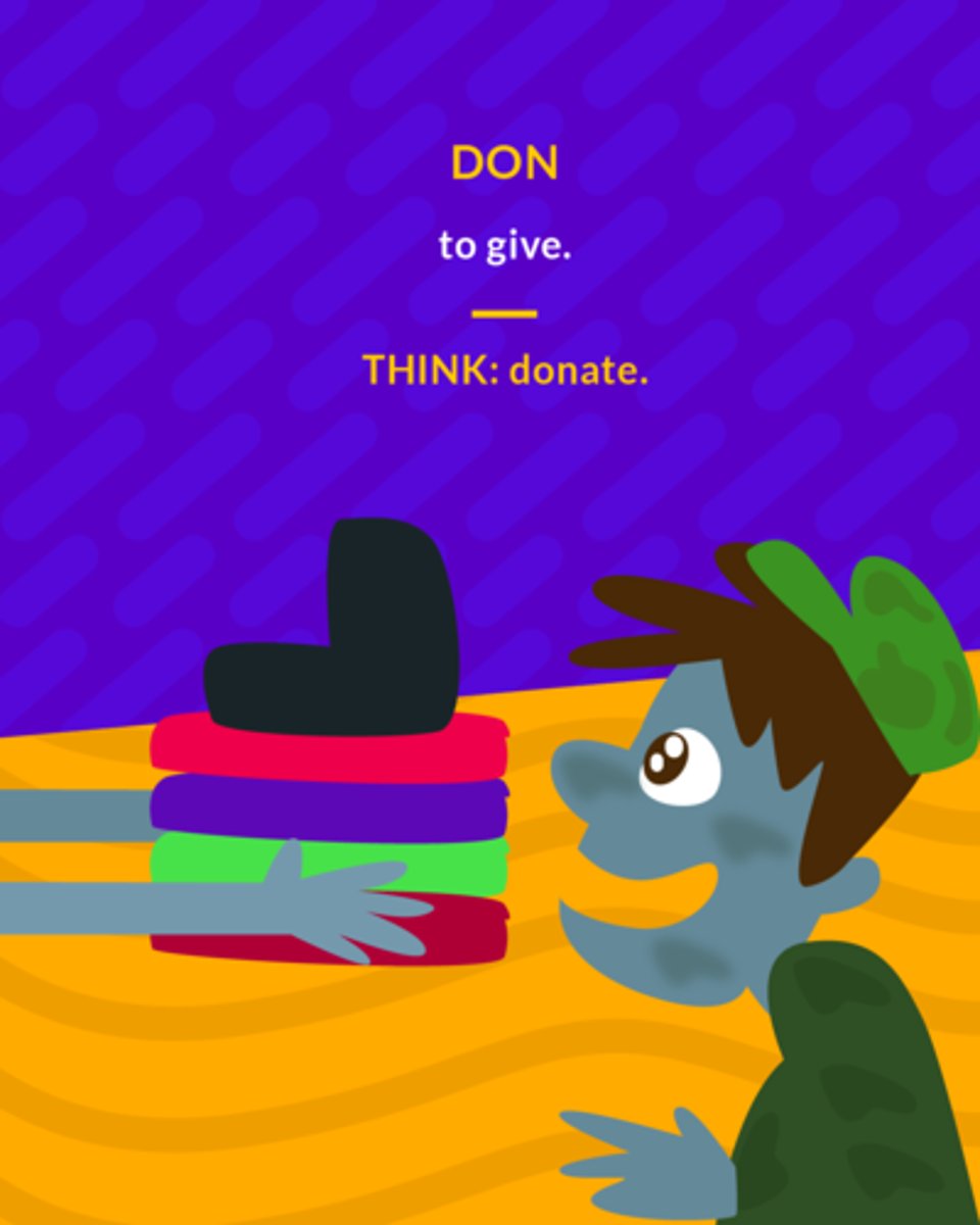 <p>to give</p>