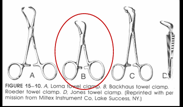 <p>Towel Clamps Job</p>