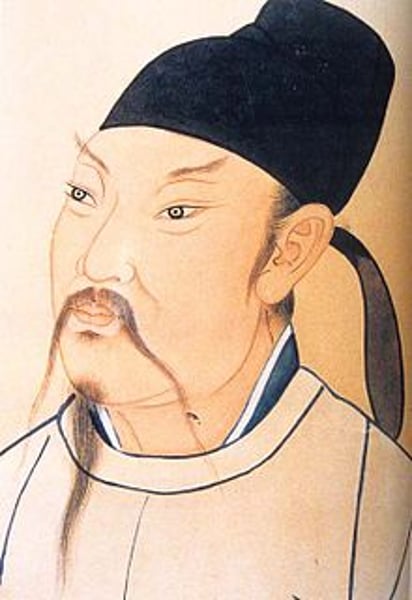 <p>Li Bai (701-762), whose courtesy name is Taibai, is one of the most famous poets in China. People called Li Bai Poet-Immortal. Li Bai was born in the Tang Dynasty (shèng táng), traveled a lot, and wrote many poems related to nature (zì rán) and scenery (jǐng sè). Li Bai likes the moon and wine, so he wrote a lot of poems related to the moon and wine, representing his pursuit of freedom (zhuī qiú, pursuit). Li Bai is influenced by (shòu) Taoism, and Li Bai has more than one thousand poems. Li Bai created (chuàngzào) the peak (fēng) of ancient Chinese romanticism (làngmànzhǔyì). His most famous poem is called "Silent Night Thoughts": "The moonlight in front of the bed, the suspicion is the frost on the ground . Lift your head look at the moon, bow your head and think about your hometown."</p>