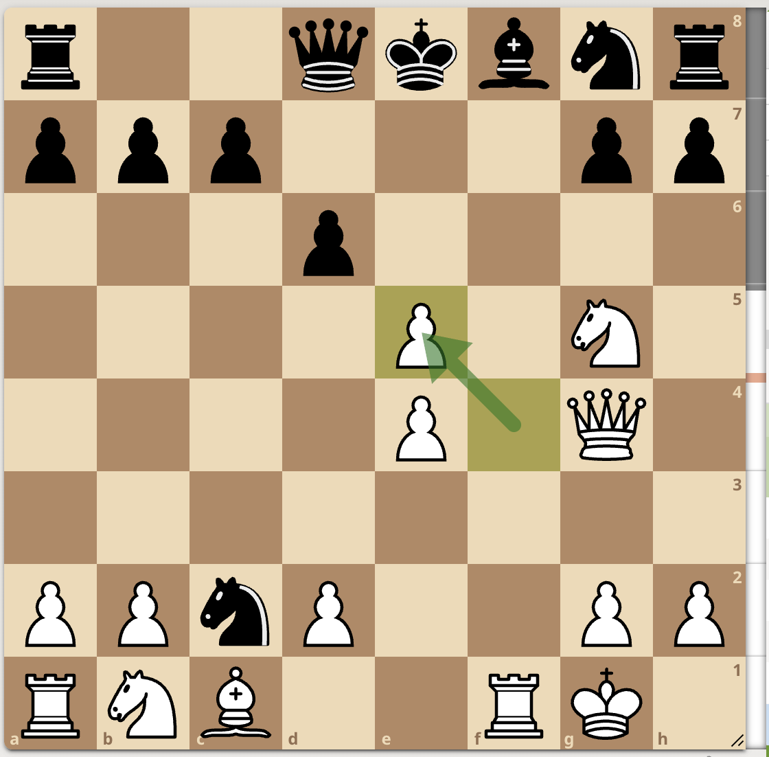<p>fxe5</p>