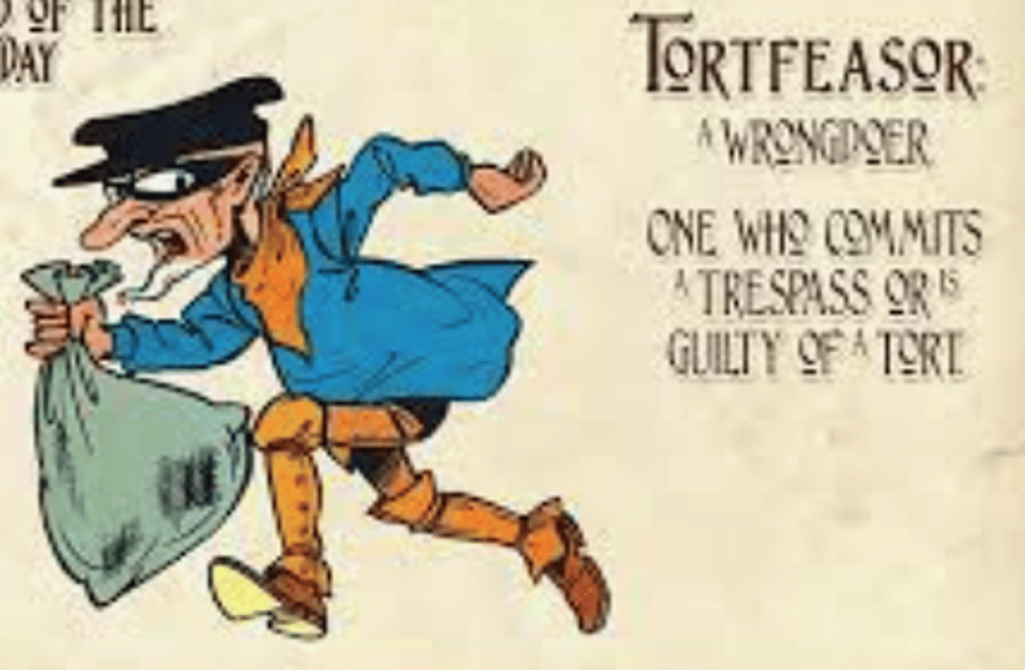 <p>Person who did the civil wrong.</p>