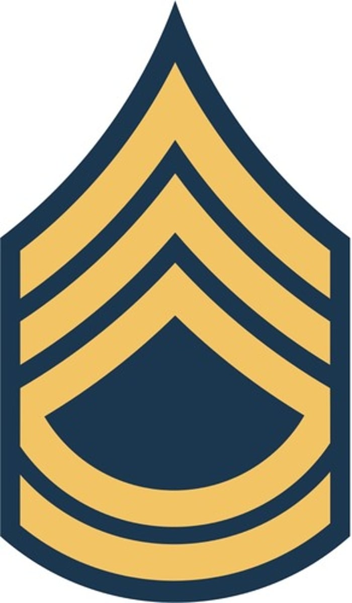 <p>Sergeant First Class</p>