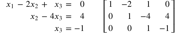 <p>a pattern of zeros in a matrix forming a triangle in the lower left or upper right corner</p>
