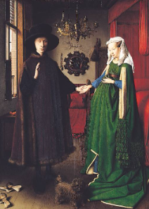 <p>The Arnolfini Wedding Portrait</p>