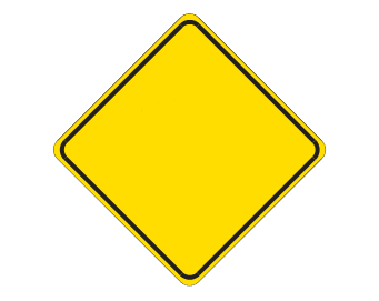 <p>What does this sign indicate (by Shape)?</p>