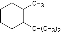 <p>Give IUPAC names for the following cycloalkanes:</p>