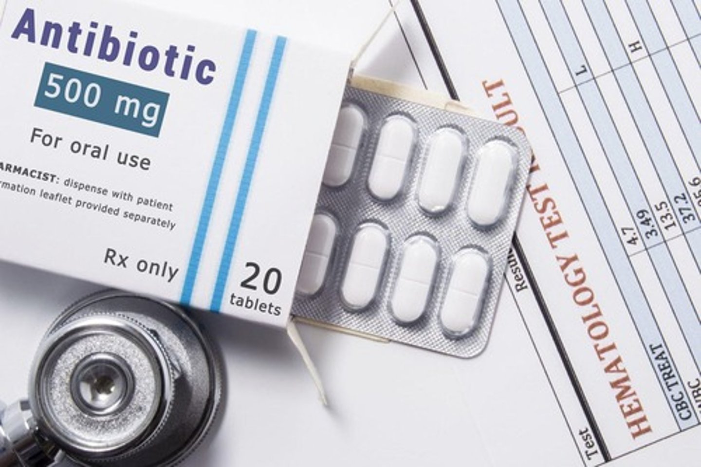 <p>A medicine that kills bacteria.</p>