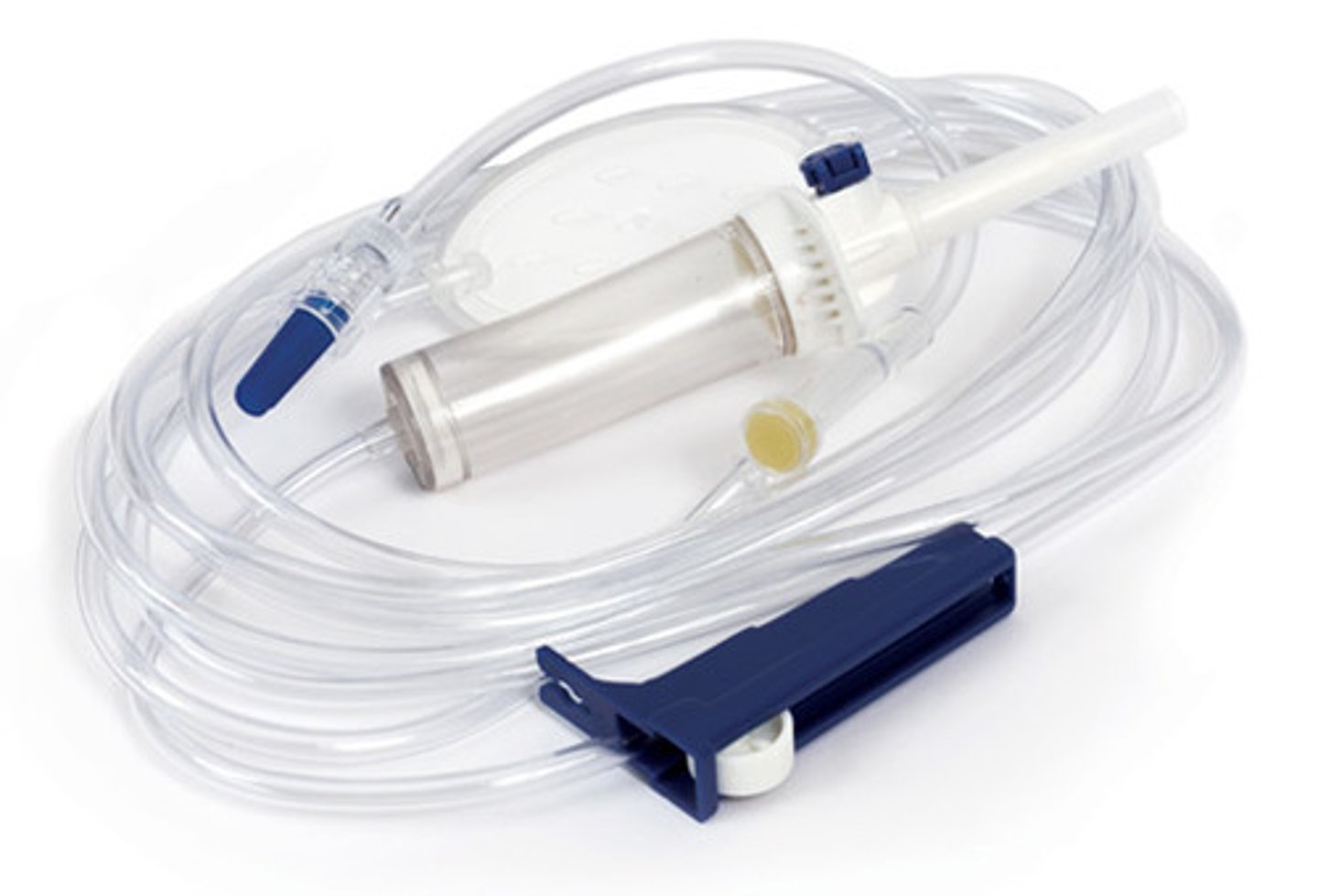 <p>used to administer fluids</p>