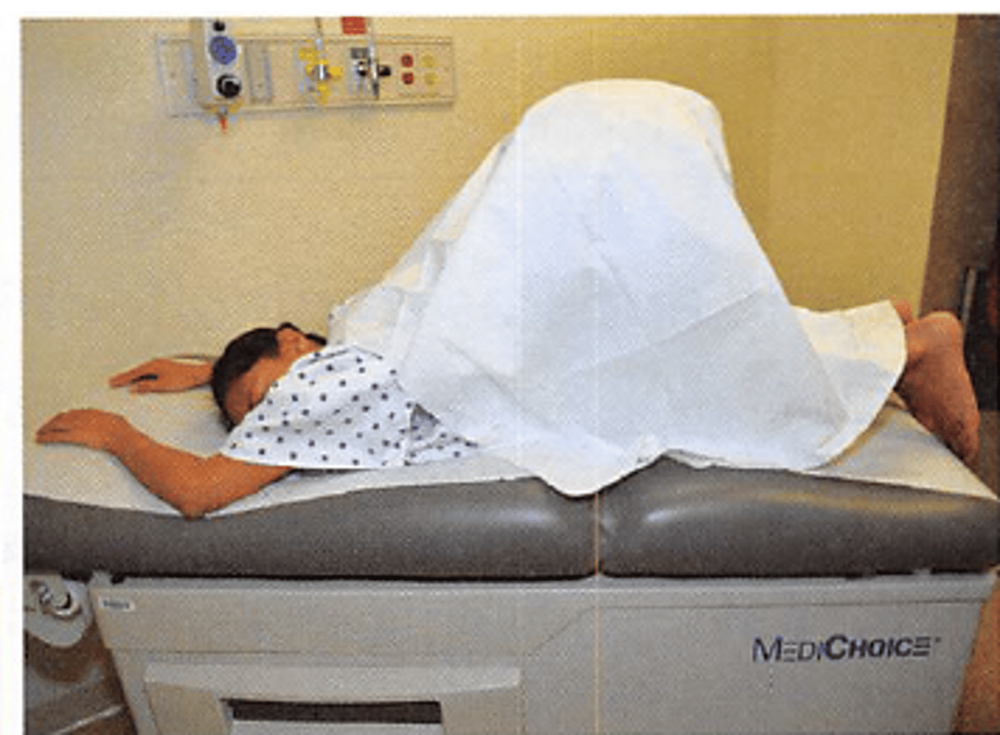 <p>"OP" = Oh, Pain!!</p><p>Position, then push.</p><p>Knee-Chest position</p><p>Push with fist into sacrum to use counter pressure</p>