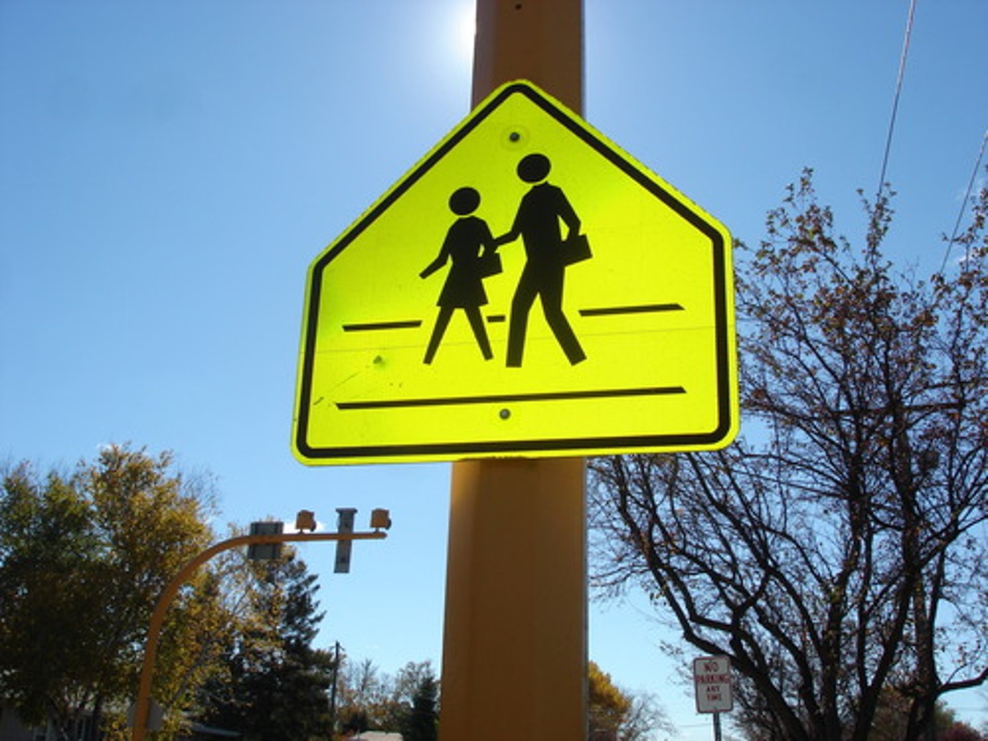 <p>the speed limit is 25 mph within 500 feet of a school... some have speed limits as low as 15 mph.</p>