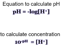 <p>pH equation</p>