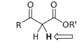 <p>beta-ketoester </p>