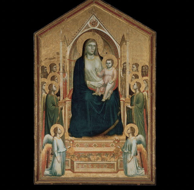 <p>Virgin and Child Enthroned </p>