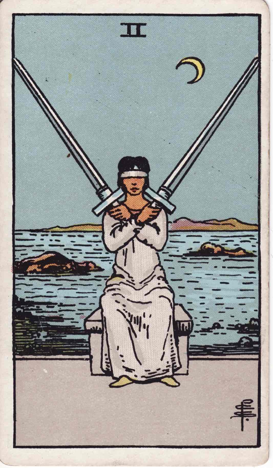 <p>Two of Swords</p>