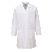<p>A garment worn over clothes to protect the skin and clothing from hazardous substances.</p>