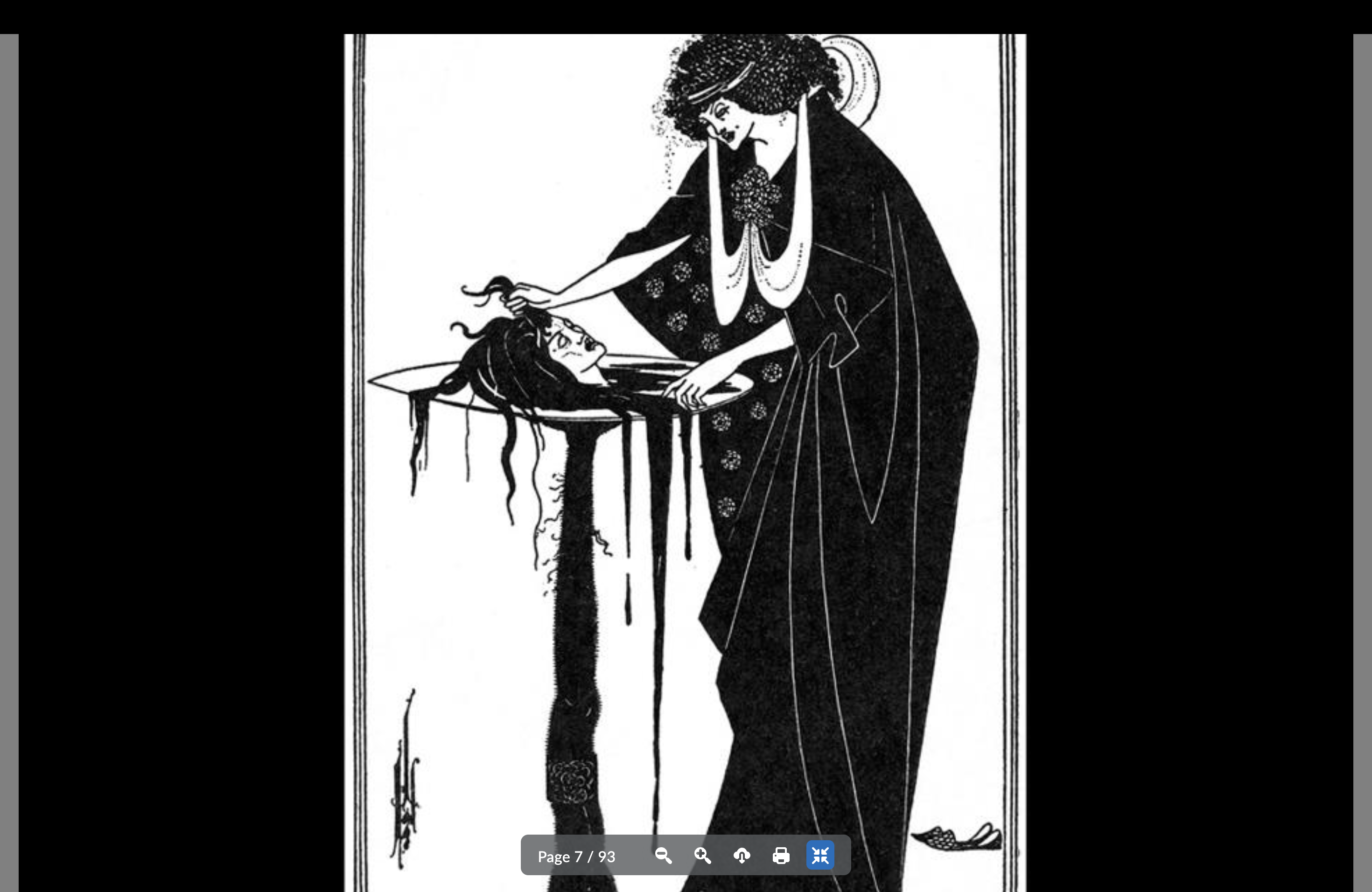 <p>Black and white style<br>Not a friend of the arts n’ crafts movement<br>More harsh/dramatic/horror<br>Key art nouveau artist</p>