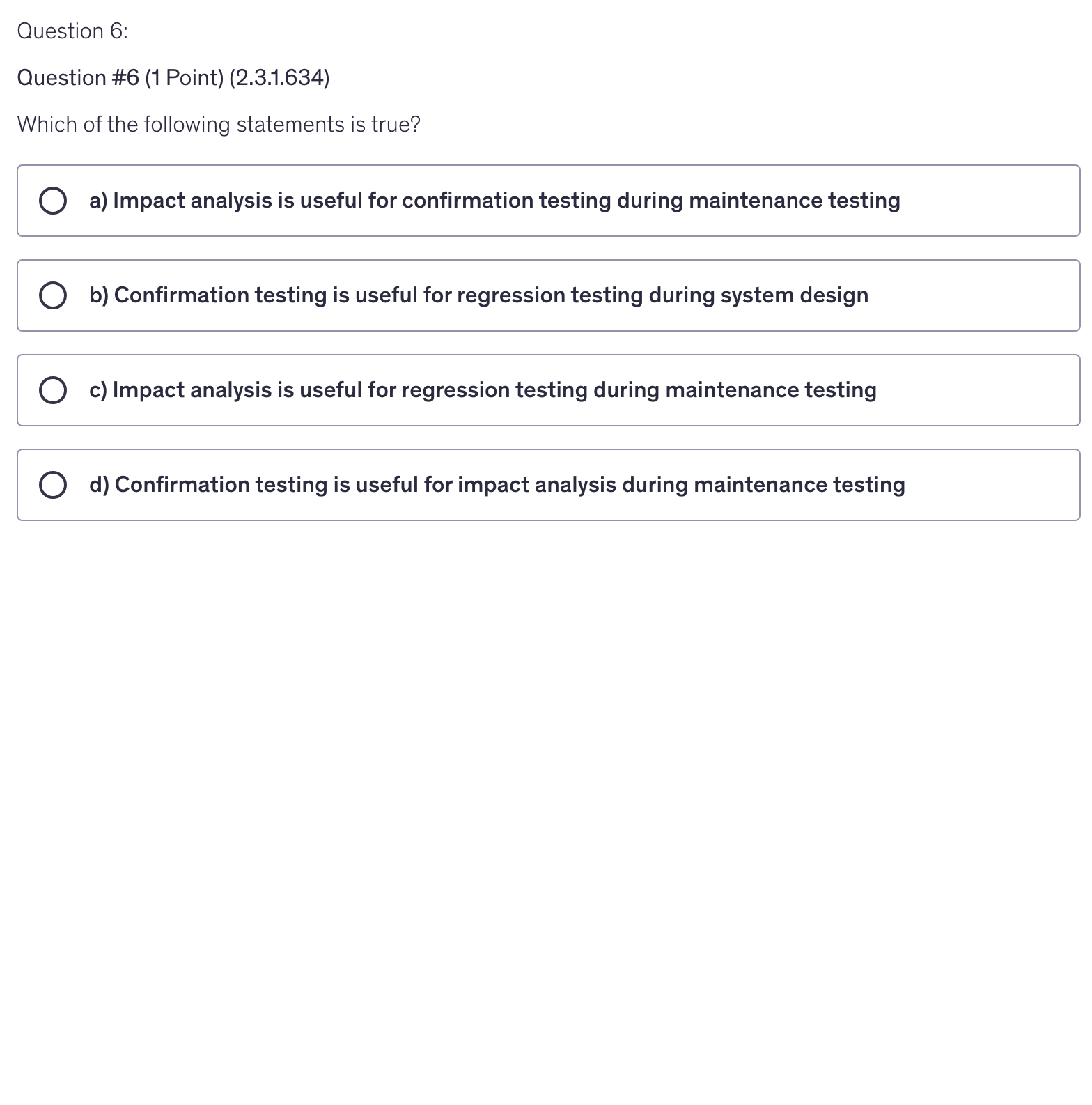 <p>Which of the following statements is true?</p>