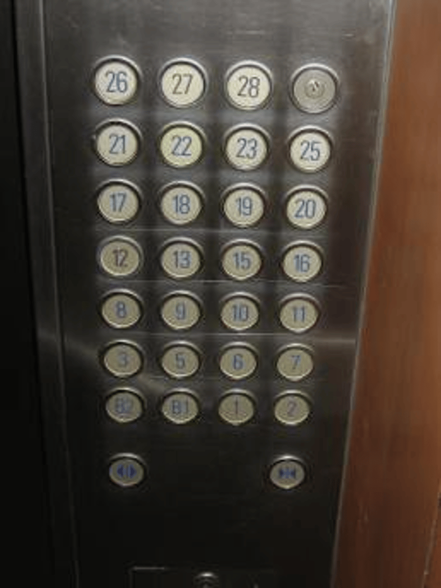 <p>The 'close door' button in elevators that often does not work.</p>